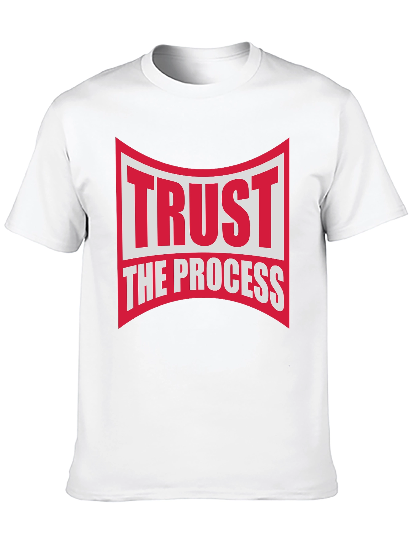 Trust The Process Black Graphic T-Shirt