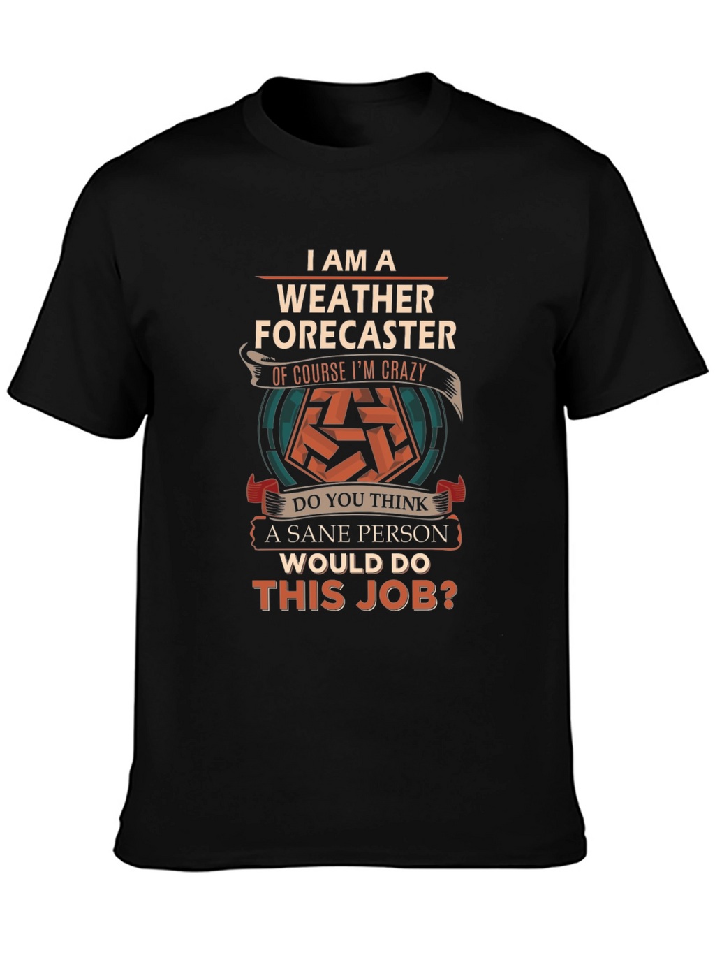 Weather Forecaster Crazy Job T-Shirt