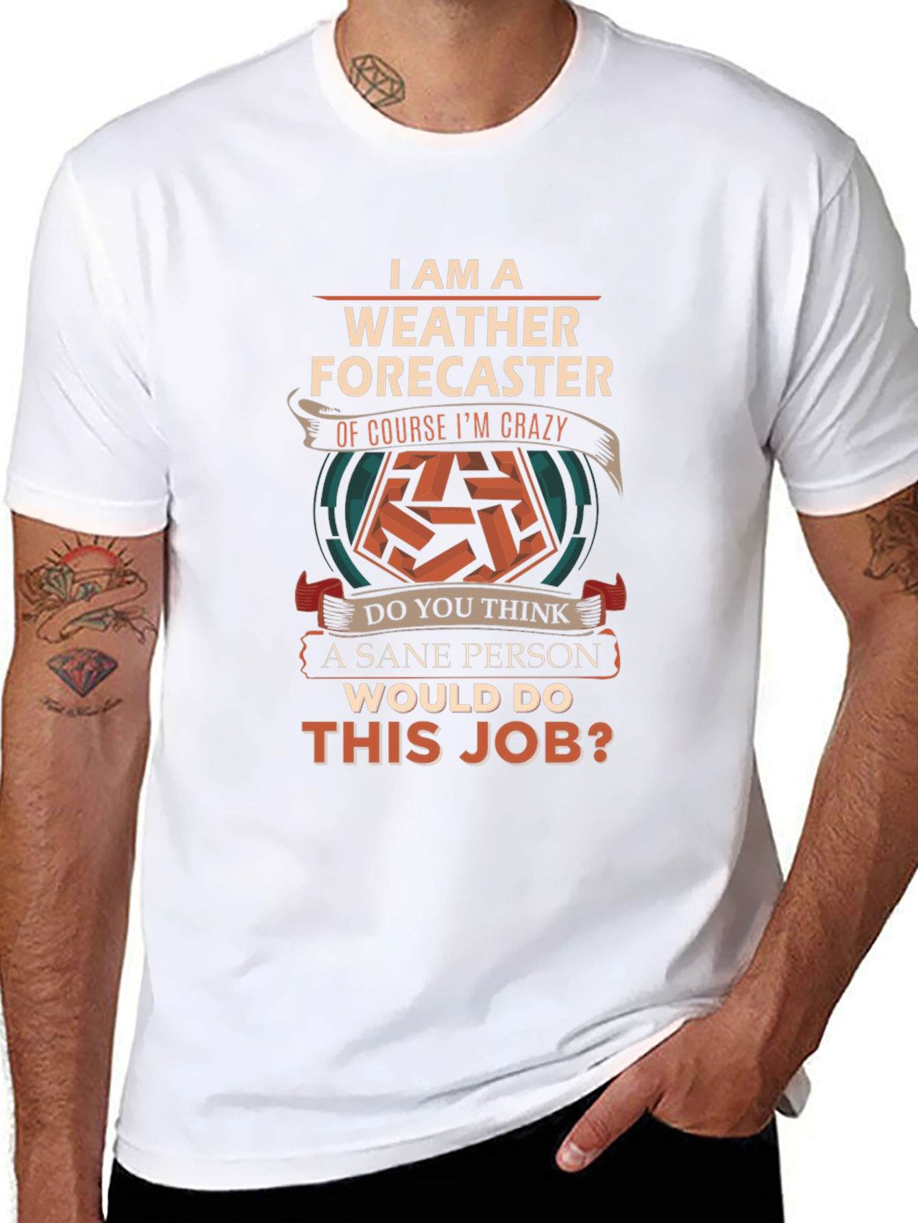 Weather Forecaster Crazy Job T-Shirt
