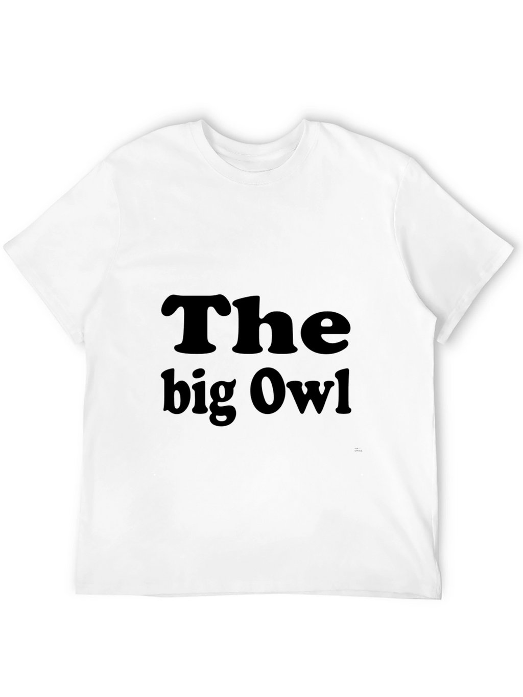The Big Owl Black Graphic Tee - Mens