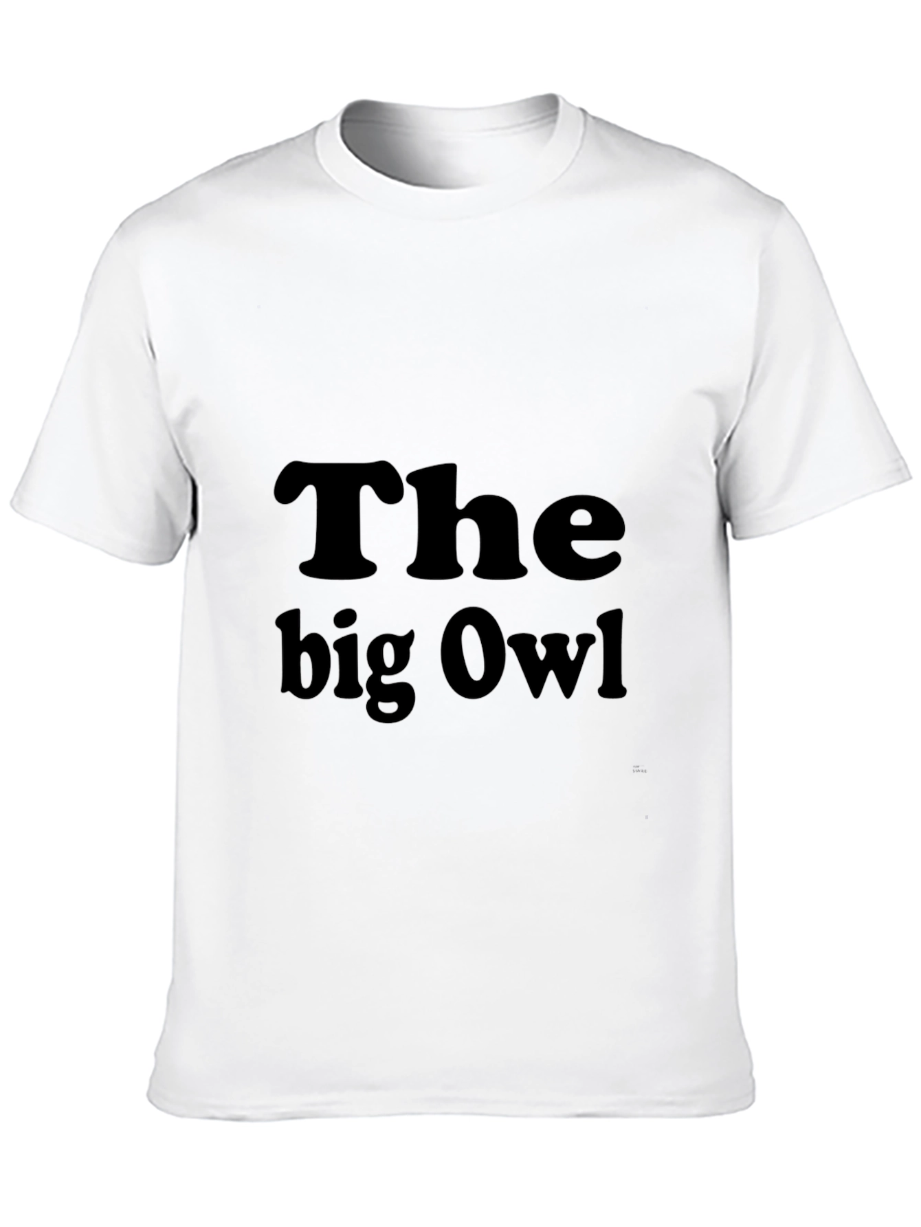 The Big Owl Black Graphic Tee - Mens