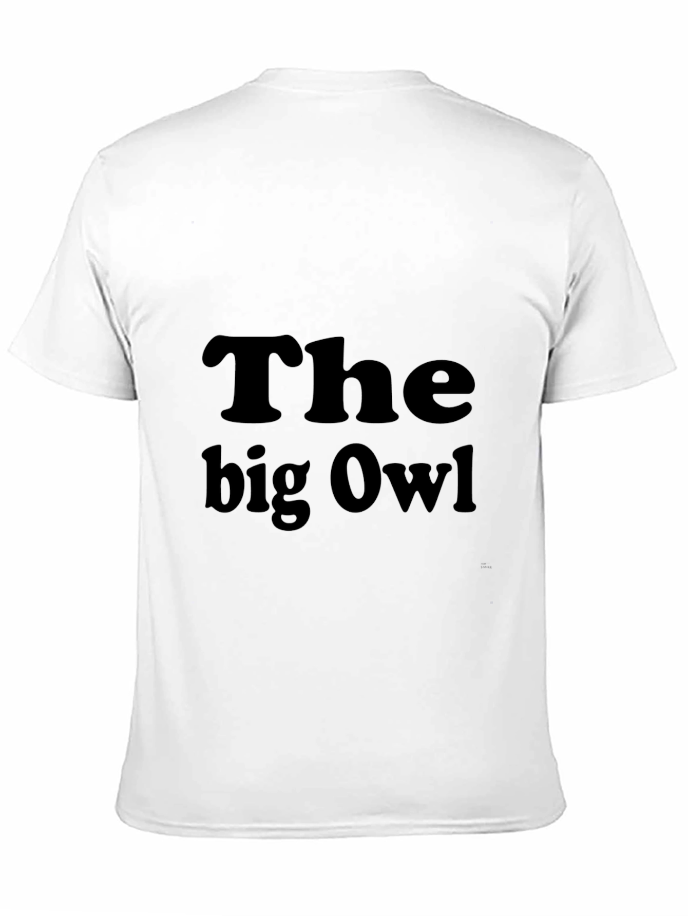 The Big Owl Black Graphic Tee - Mens