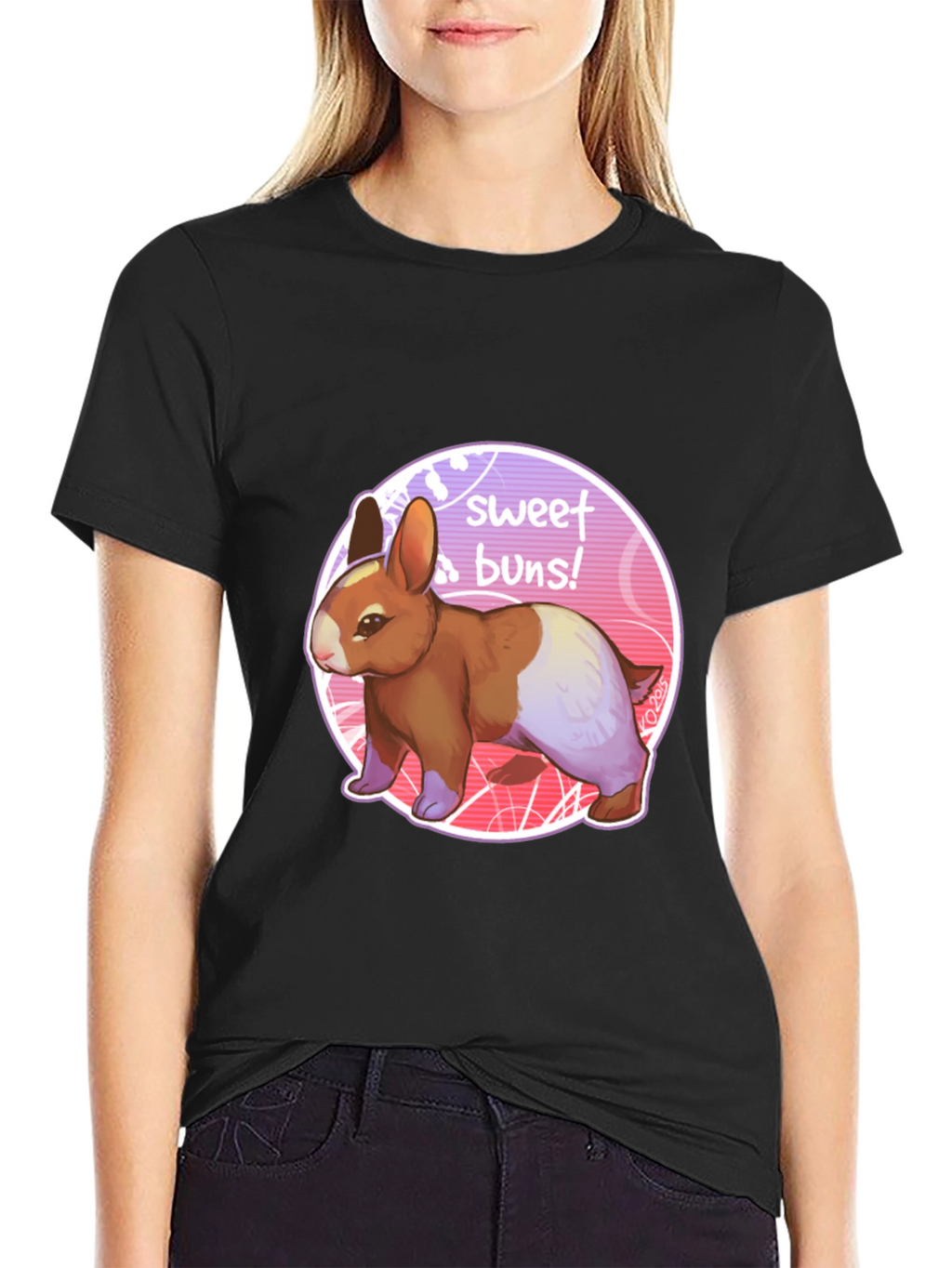 Sweet Buns Rabbit Graphic Tee