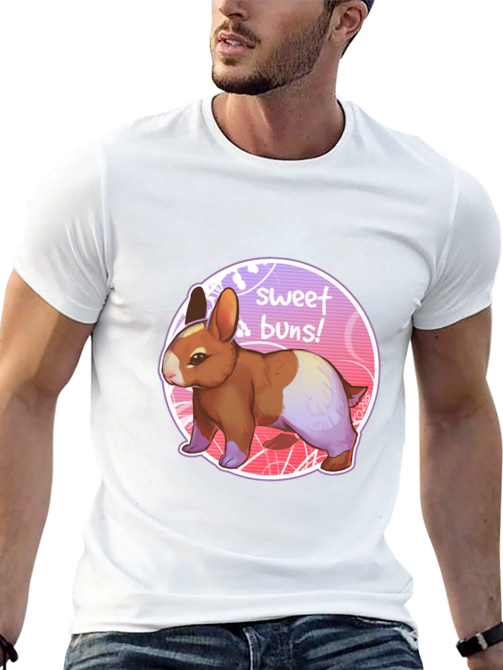 Sweet Buns Rabbit Graphic Tee