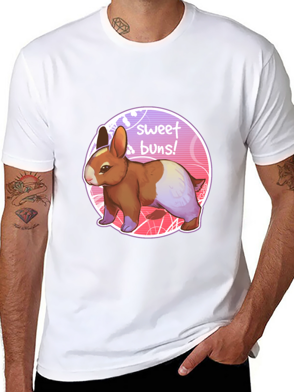 Sweet Buns Rabbit Graphic Tee