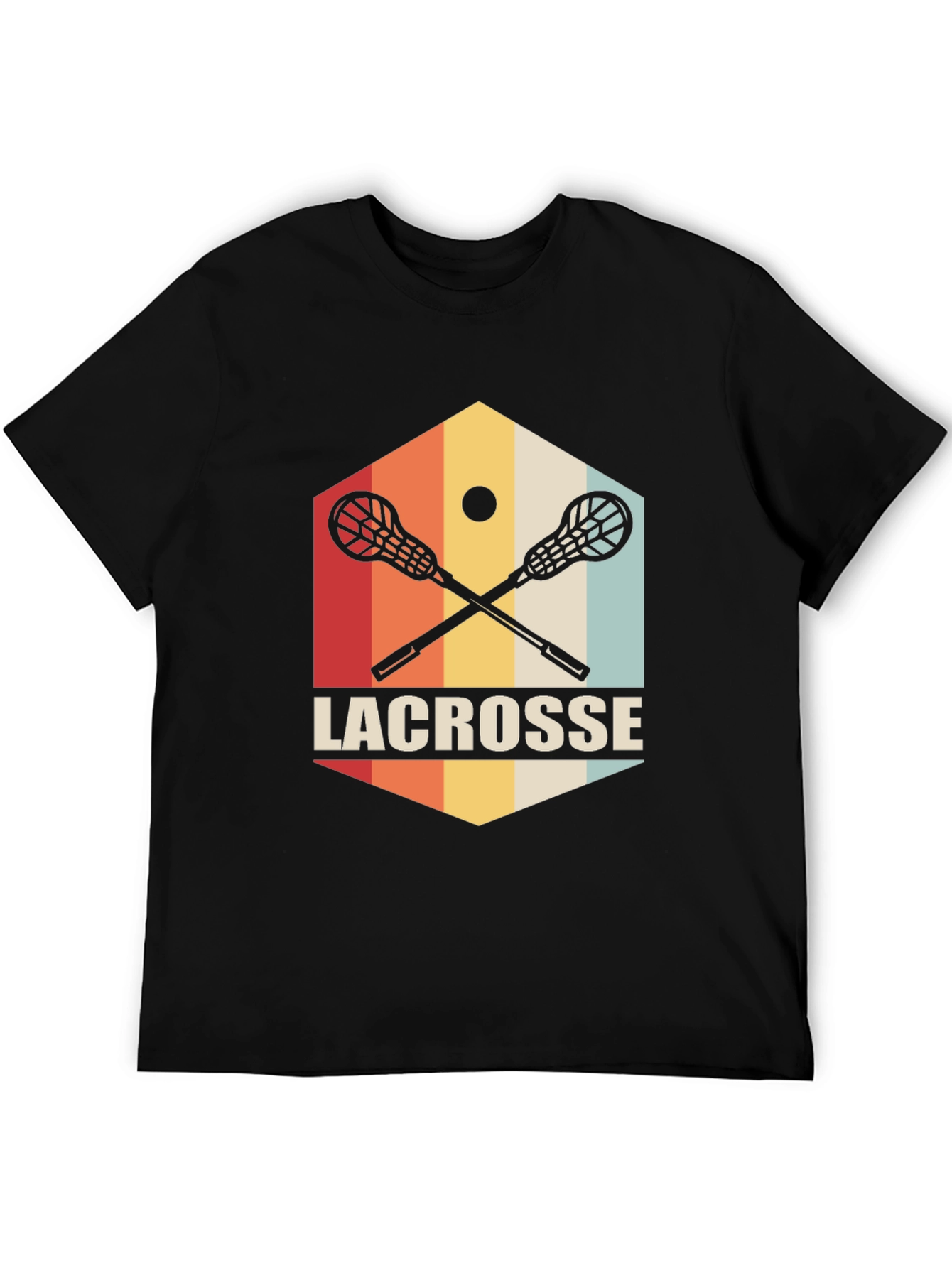 Vintage Lacrosse T-Shirt Retro Sports Tee