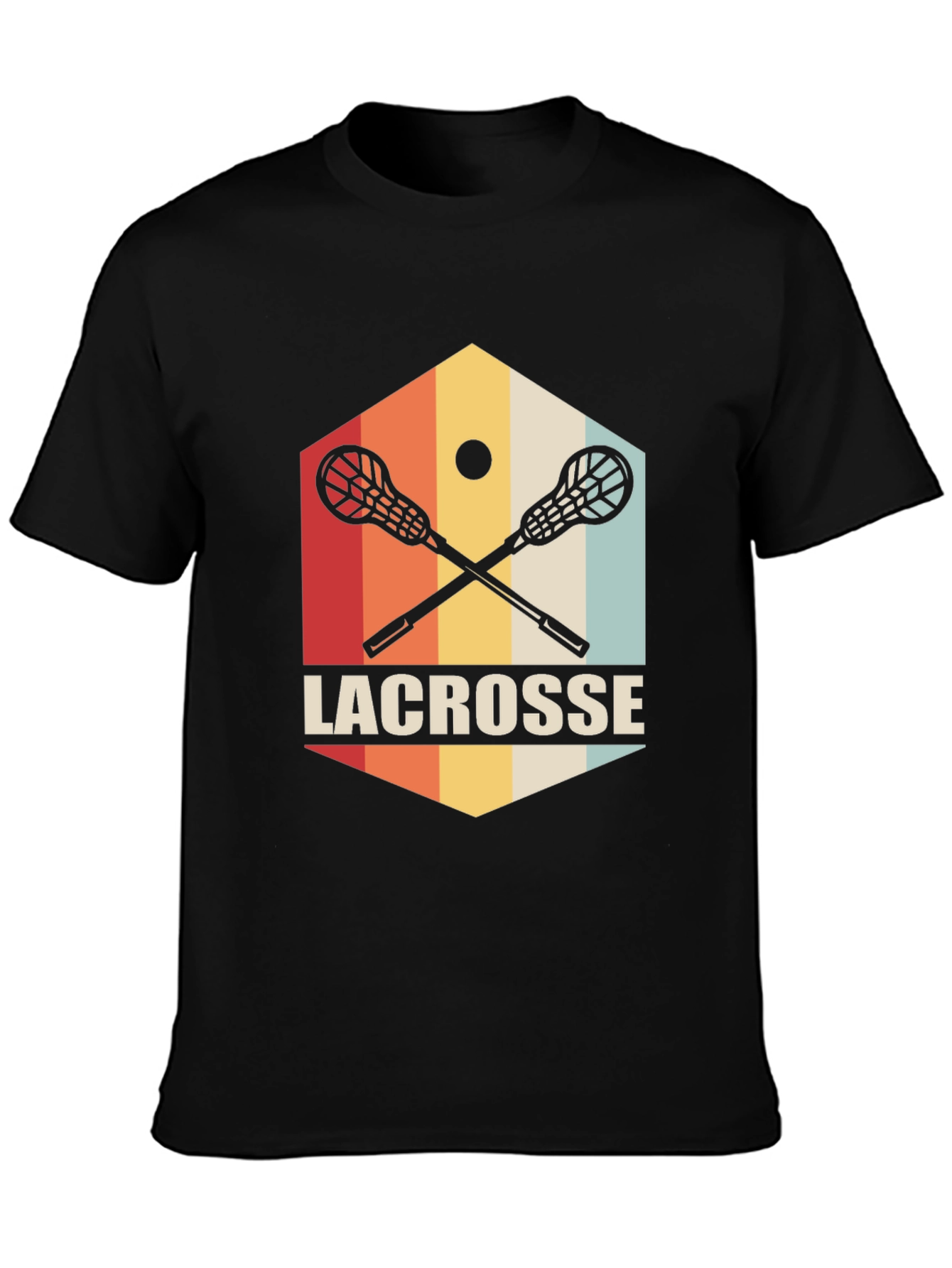 Vintage Lacrosse T-Shirt Retro Sports Tee