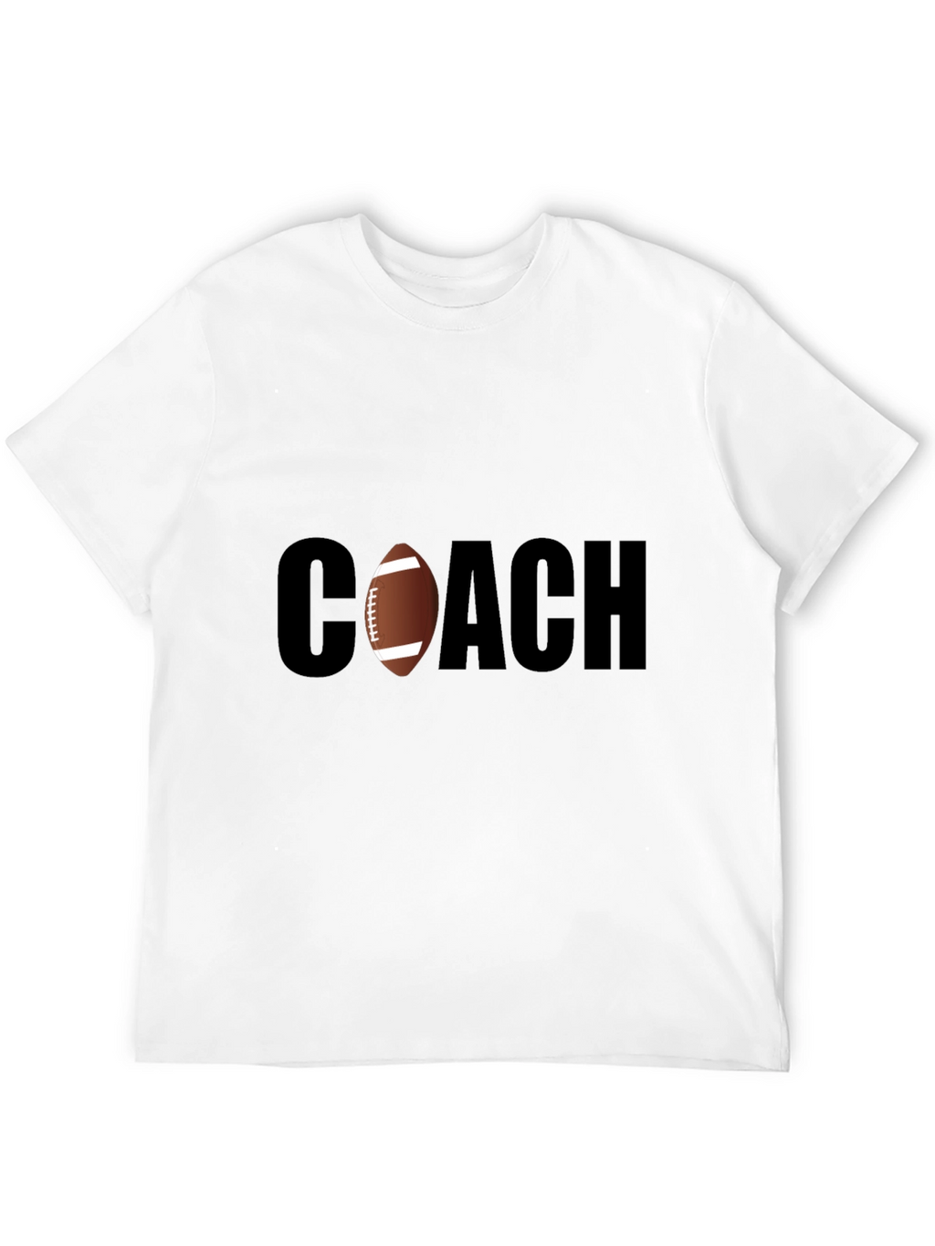 Football Coach T-Shirt - Stylish Black Tee