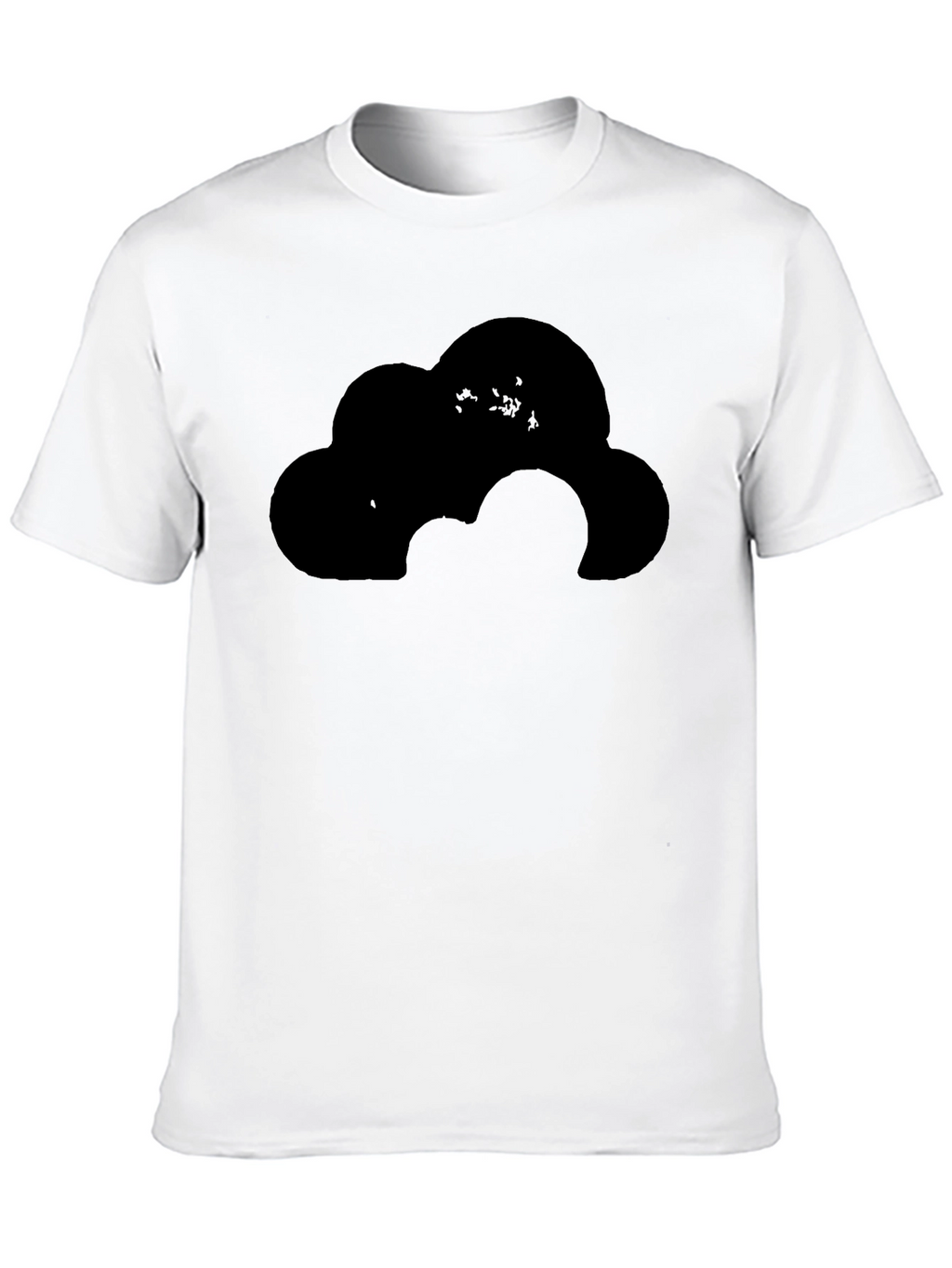 Cloud Graphic Black T-Shirt