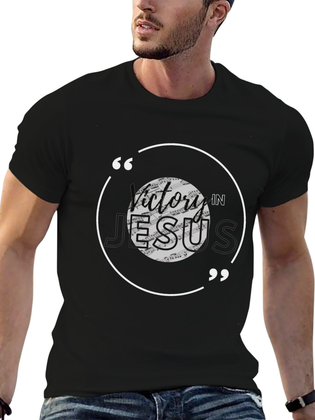 Victory in Jesus Graphic T-Shirt