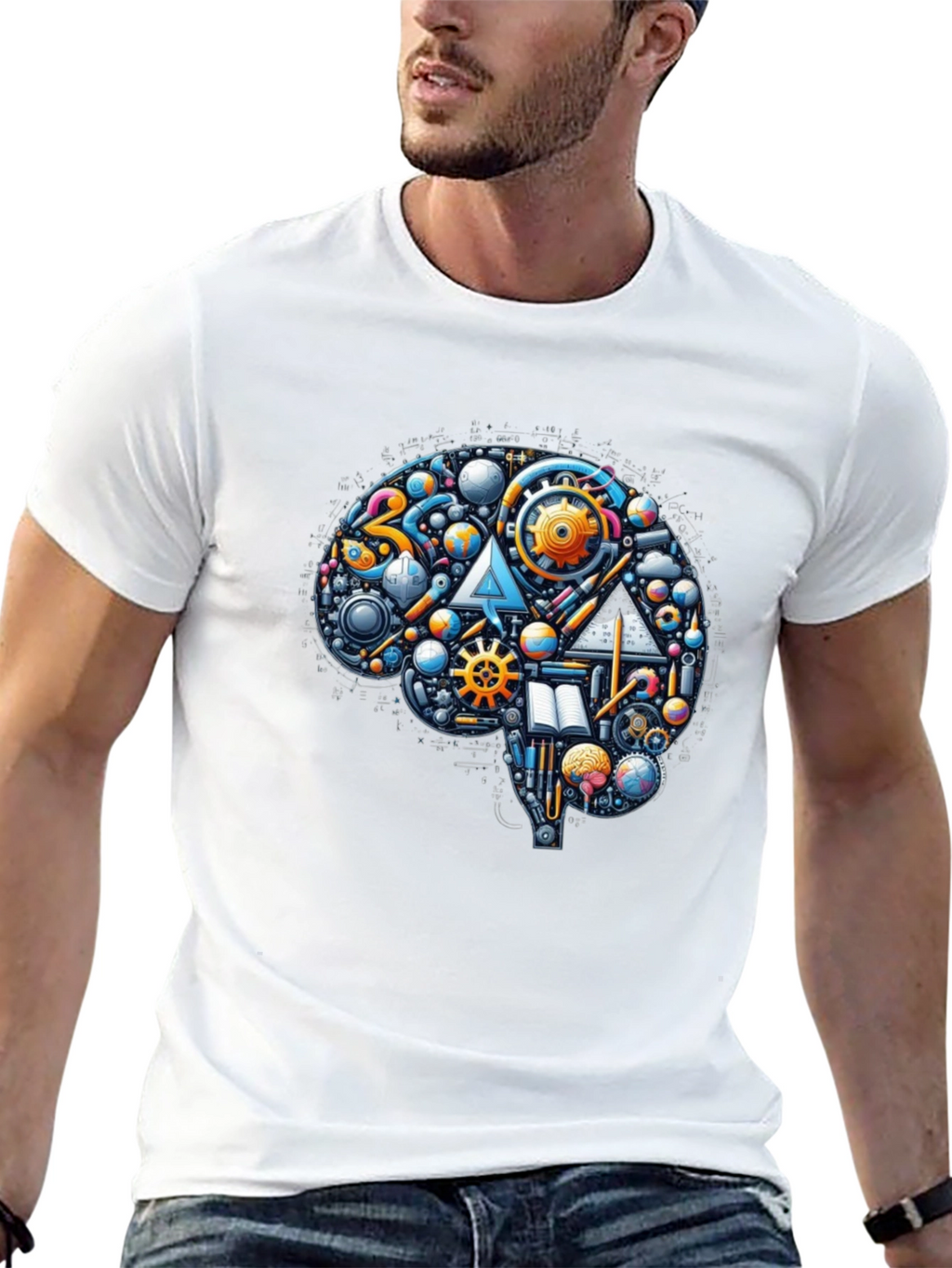 Brain Power T-Shirt - Knowledge & Creativity