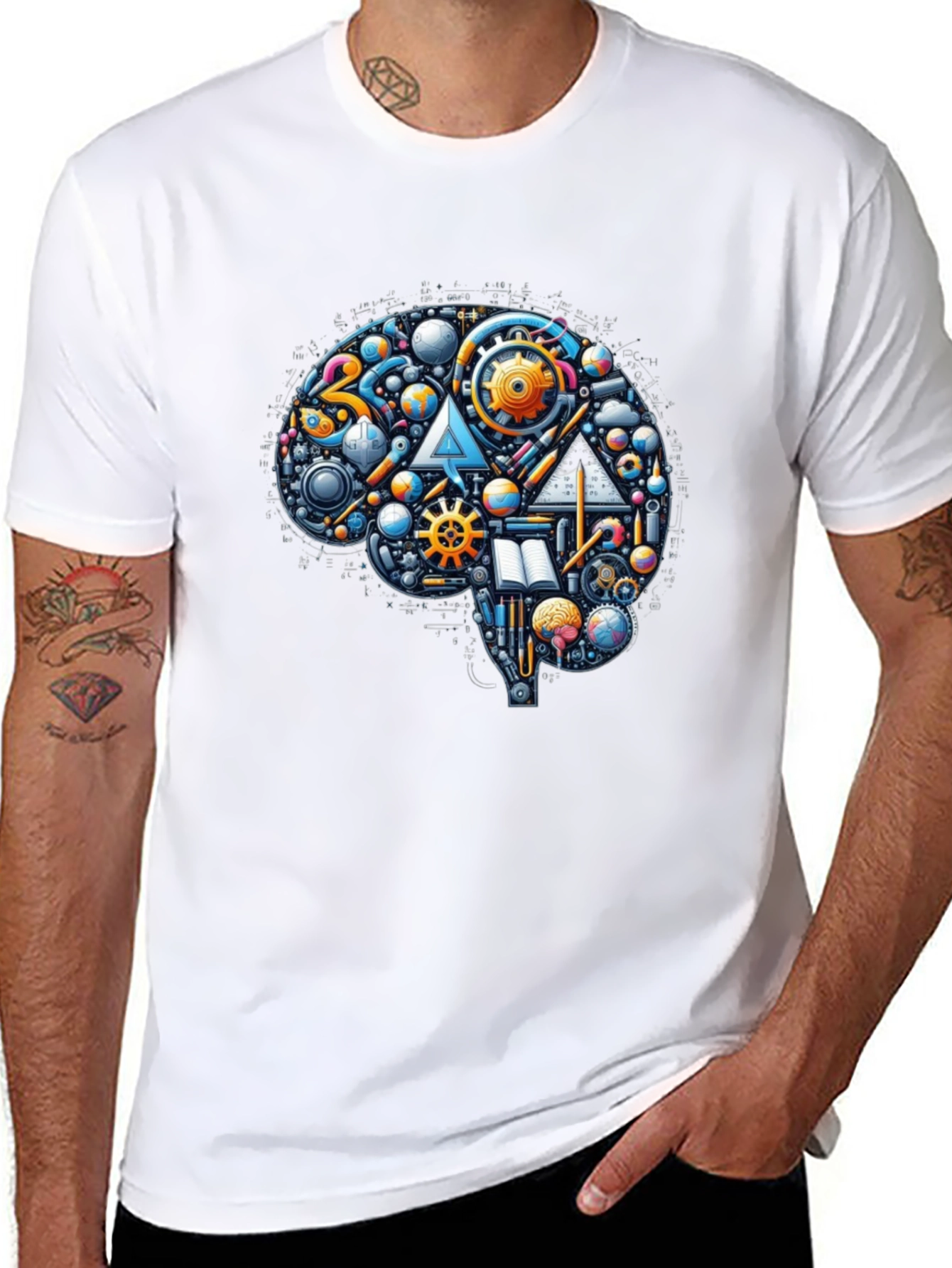 Brain Power T-Shirt - Knowledge & Creativity