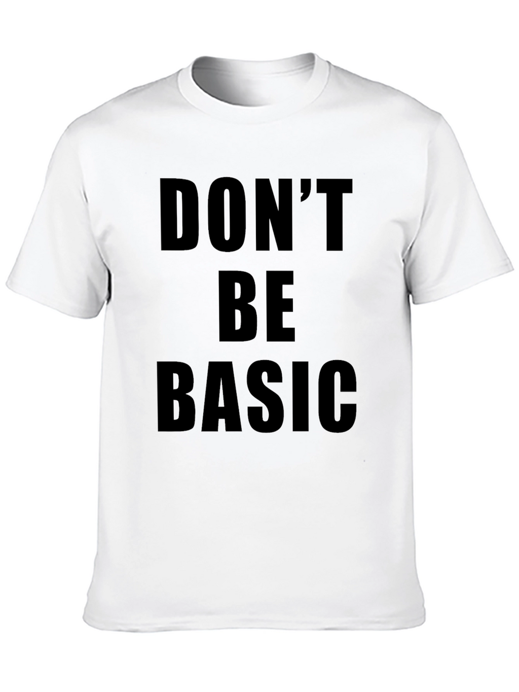 Dont Be Basic Graphic Tee - Black