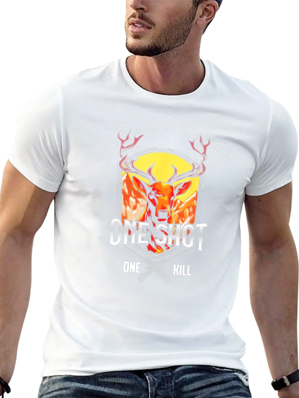 One Shot One Kill Deer Hunting T-Shirt