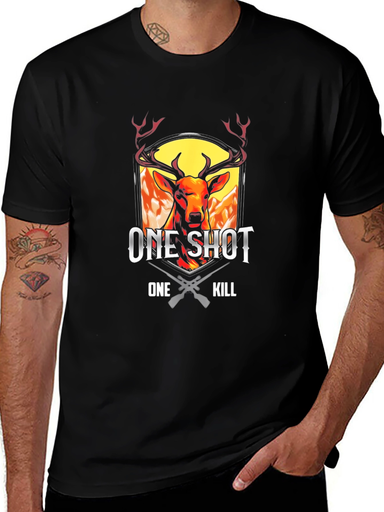One Shot One Kill Deer Hunting T-Shirt