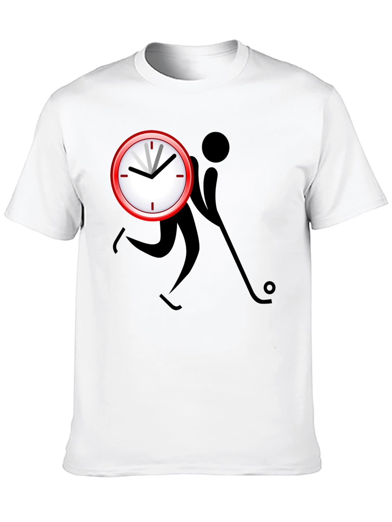 Time to Hockey Black Graphic Tee
