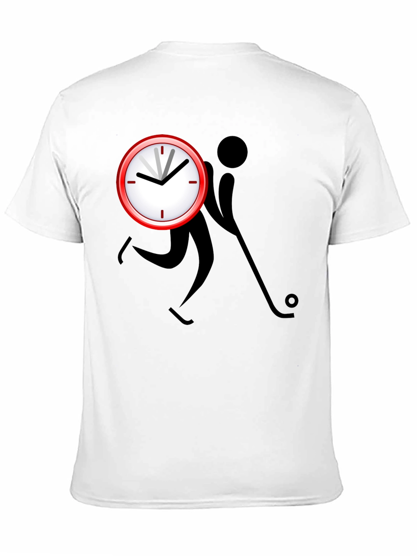 Time to Hockey Black Graphic Tee