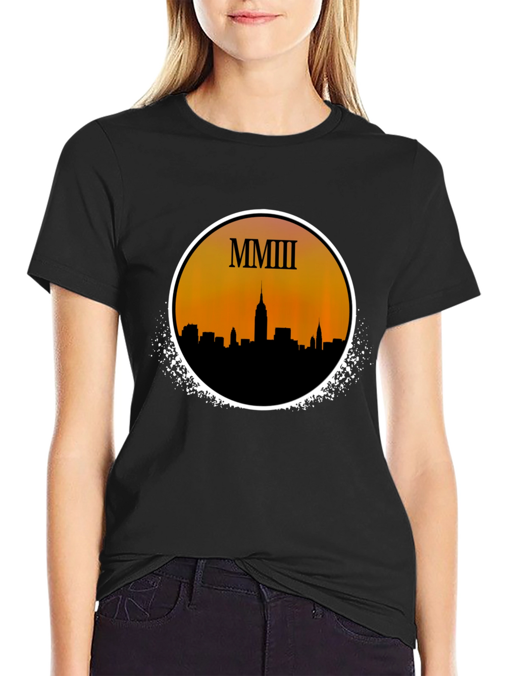 MMIII NYC Skyline Graphic T-Shirt