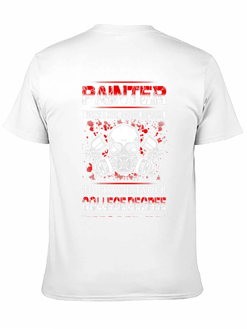 Painter High School Diploma Funny T-Shirt