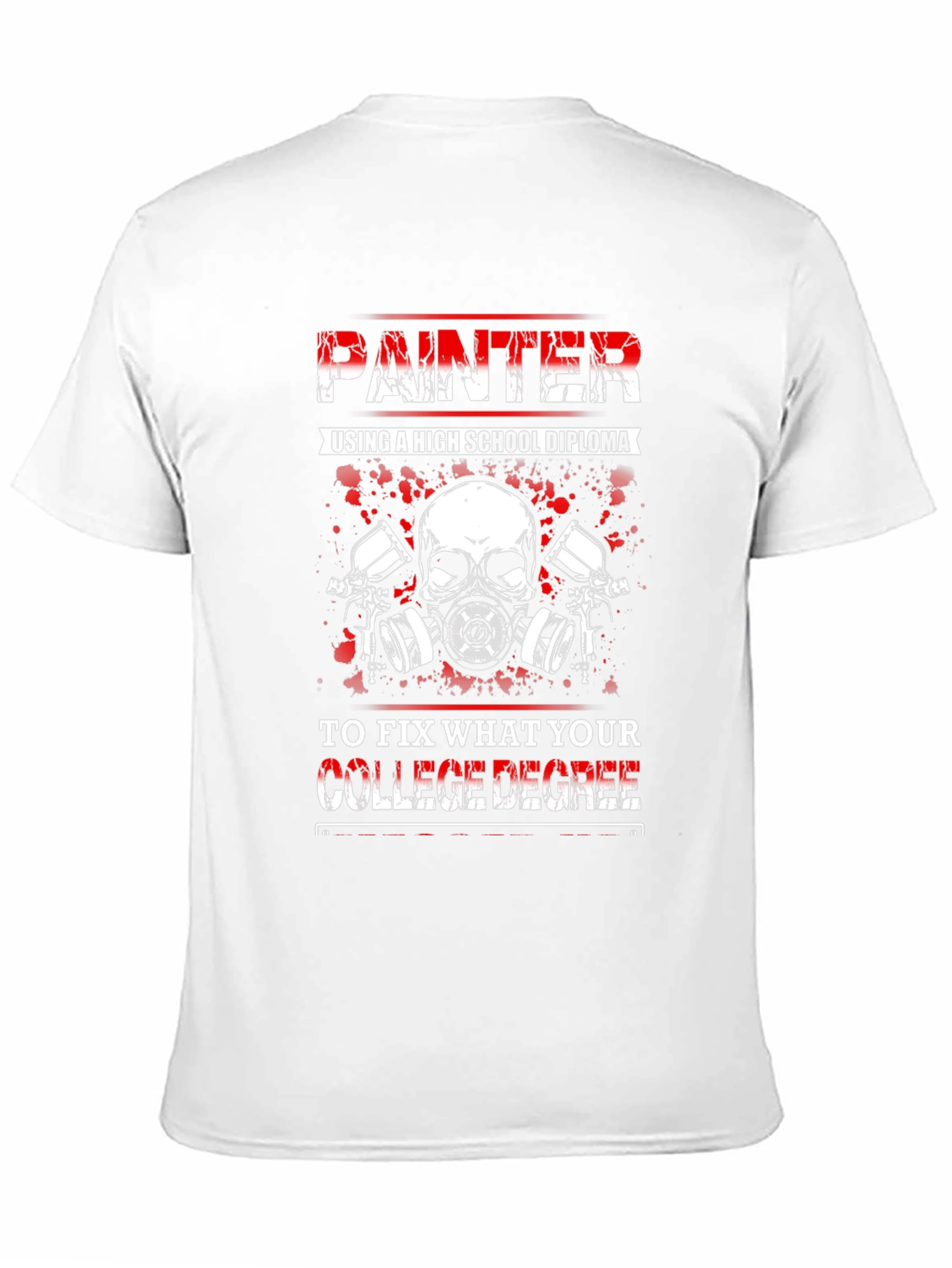 Painter High School Diploma Funny T-Shirt