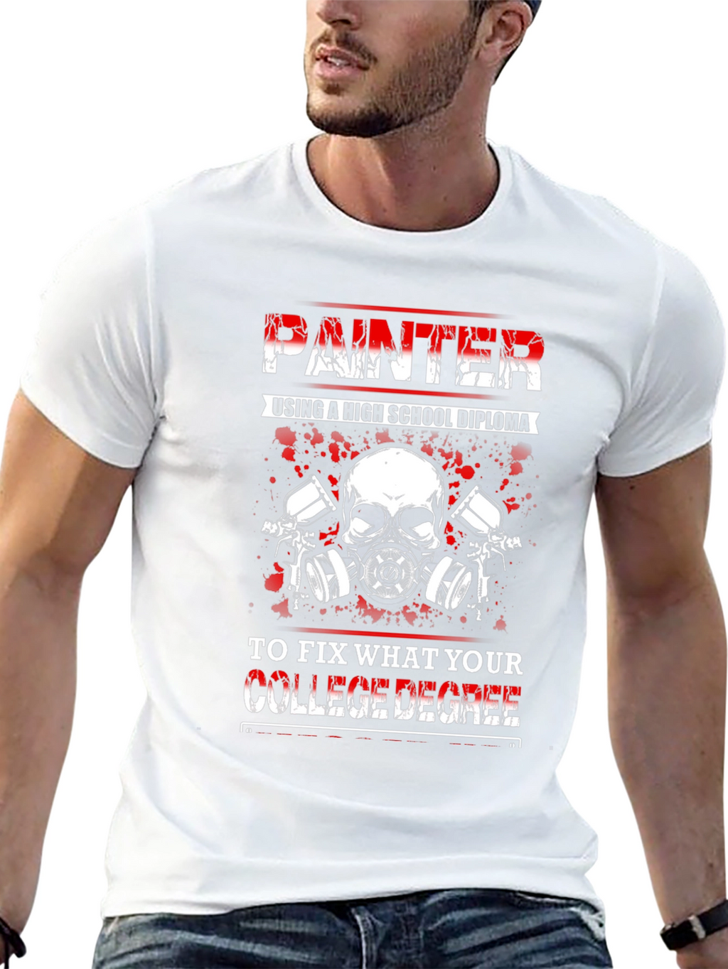 Painter High School Diploma Funny T-Shirt