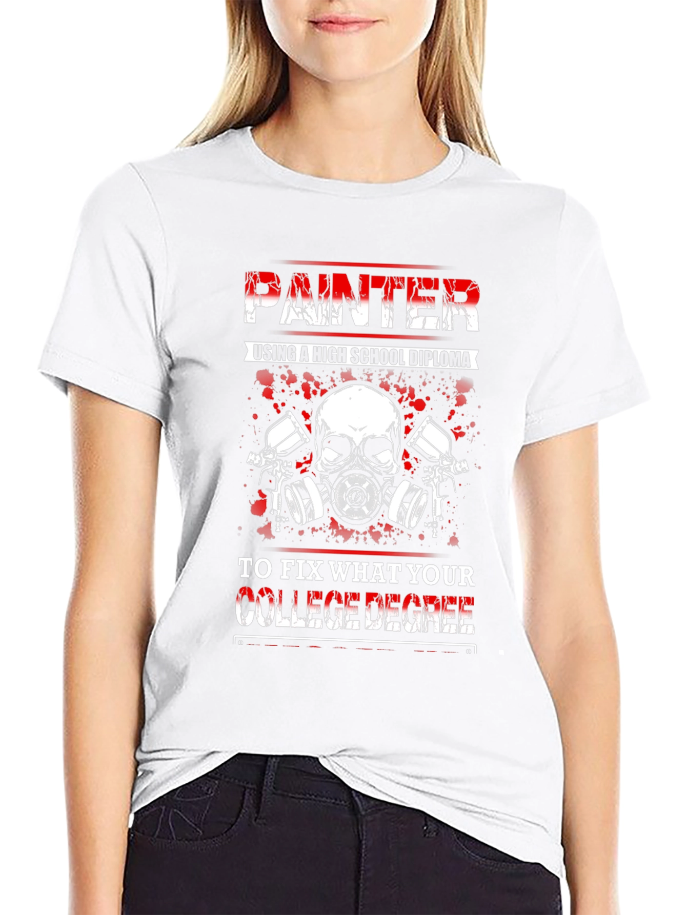 Painter High School Diploma Funny T-Shirt