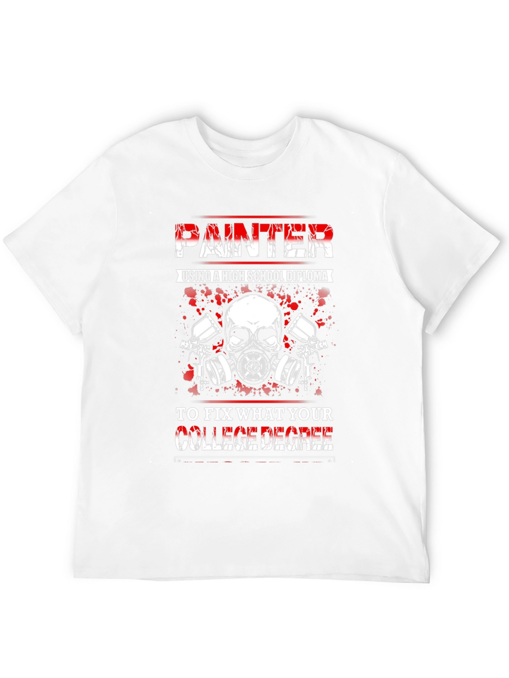 Painter High School Diploma Funny T-Shirt