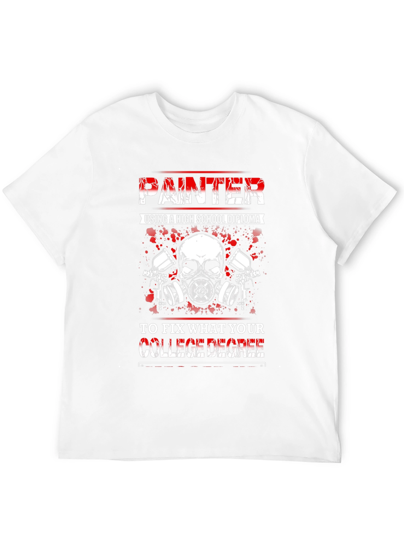 Painter High School Diploma Funny T-Shirt