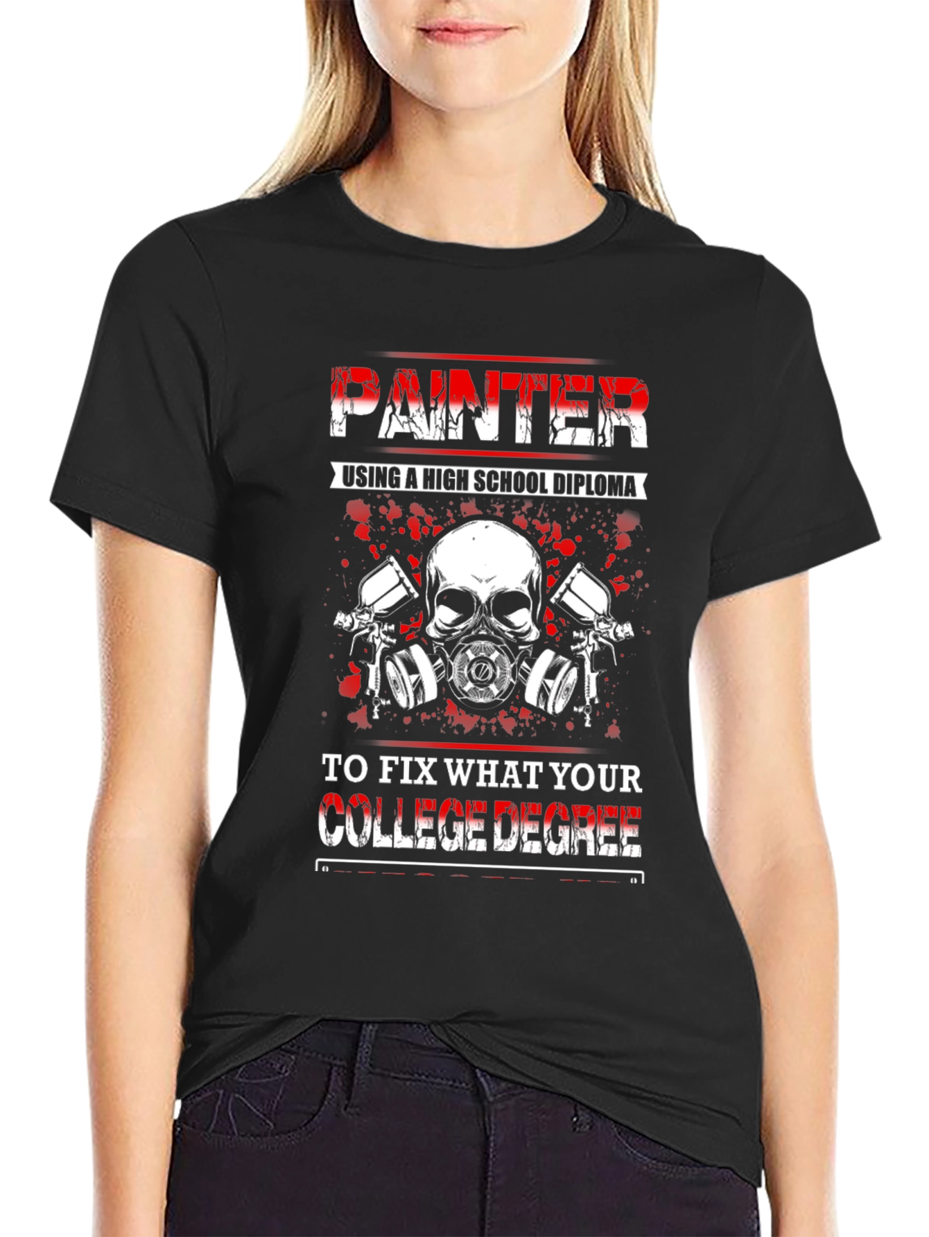 Painter High School Diploma Funny T-Shirt