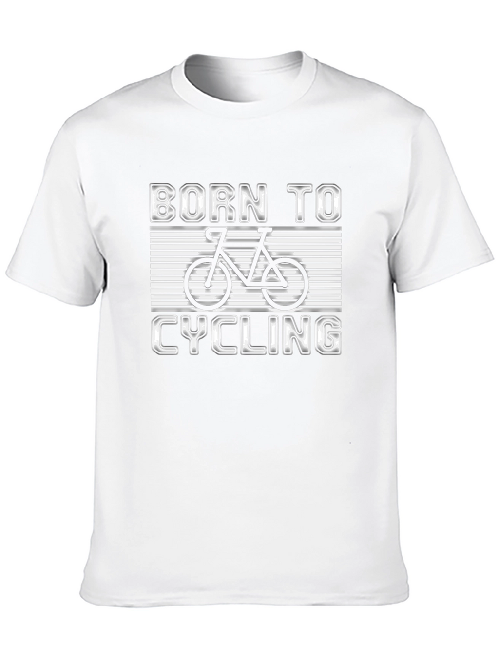Born to Cycling Black Graphic Tee