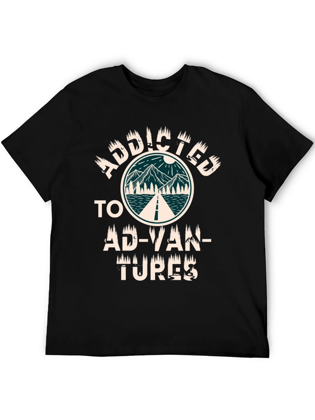 Addicted to Adventures Graphic T-Shirt