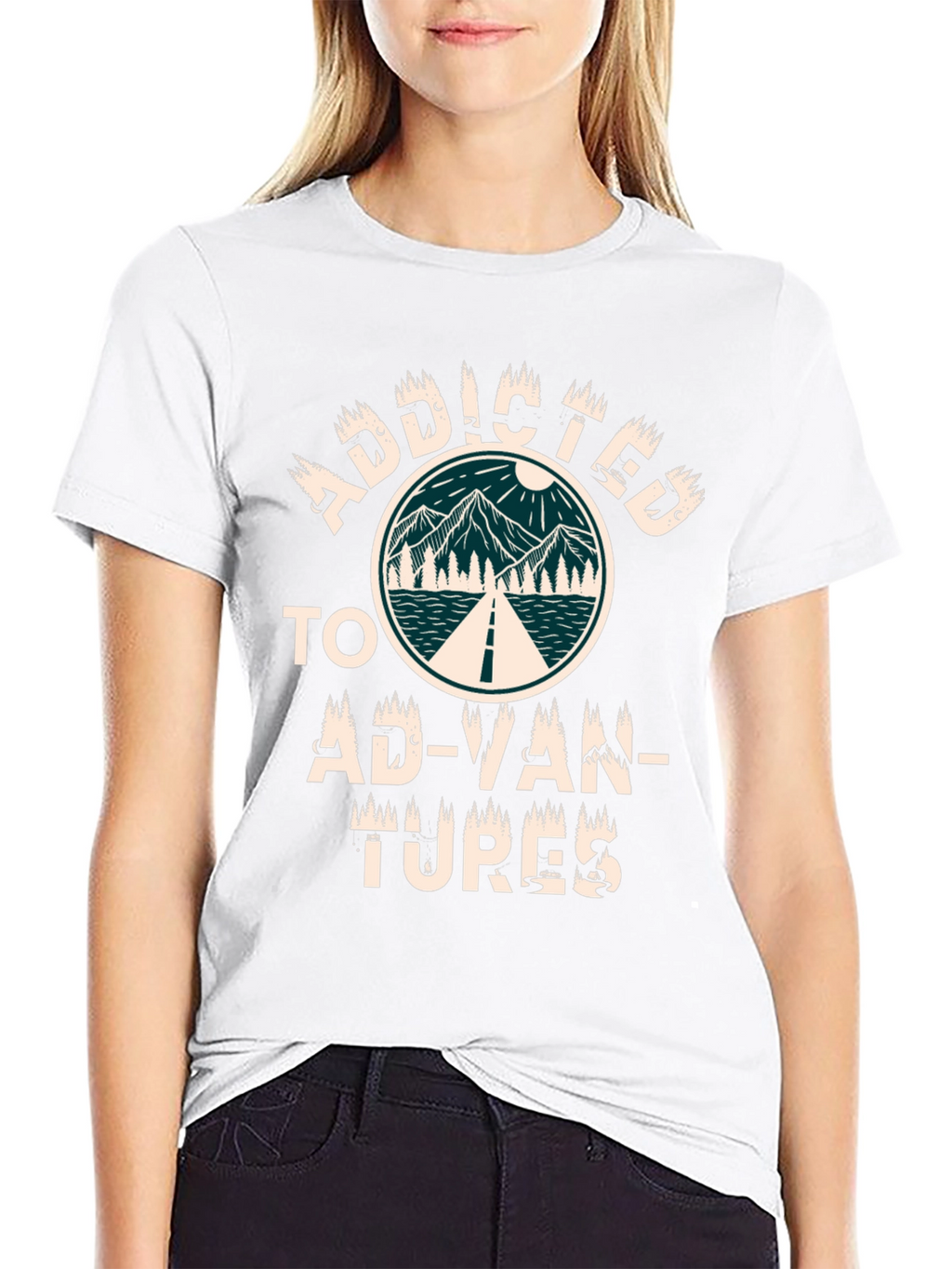 Addicted to Adventures Graphic T-Shirt