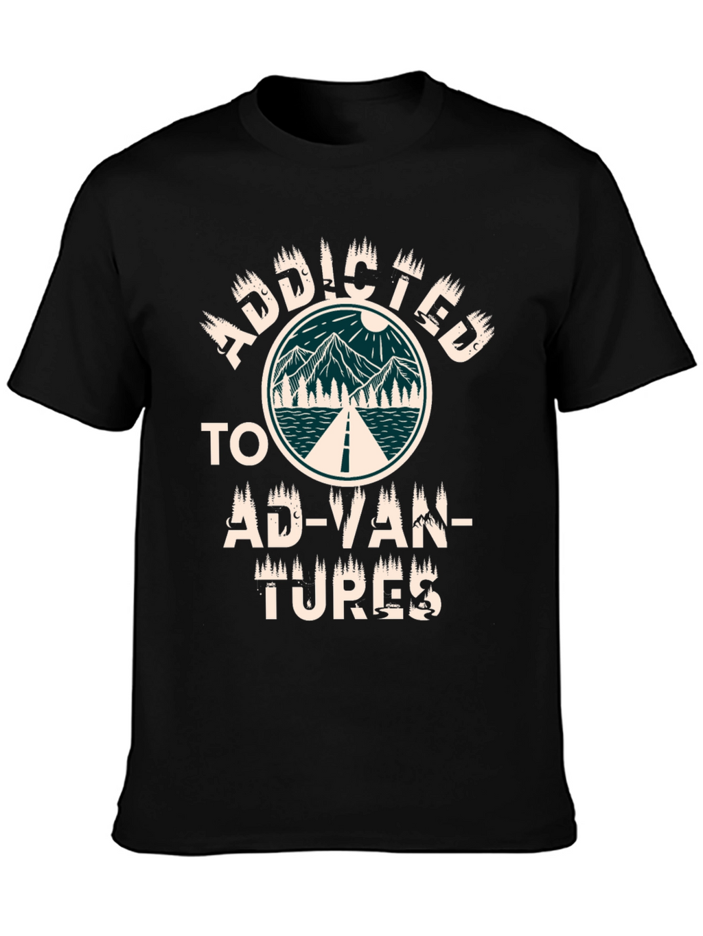Addicted to Adventures Graphic T-Shirt