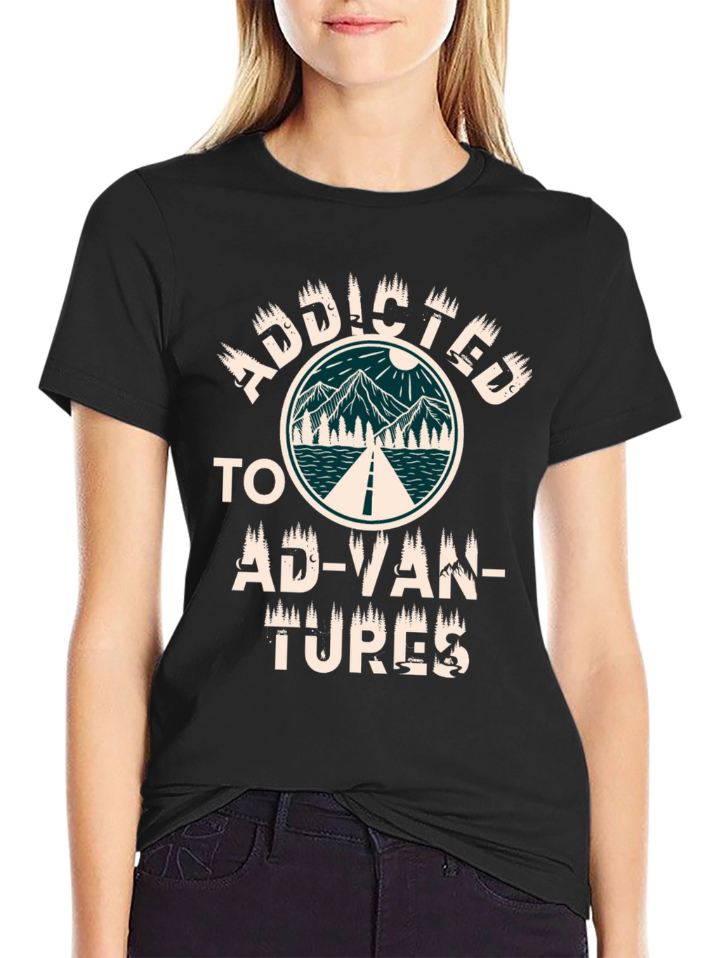 Addicted to Adventures Graphic T-Shirt