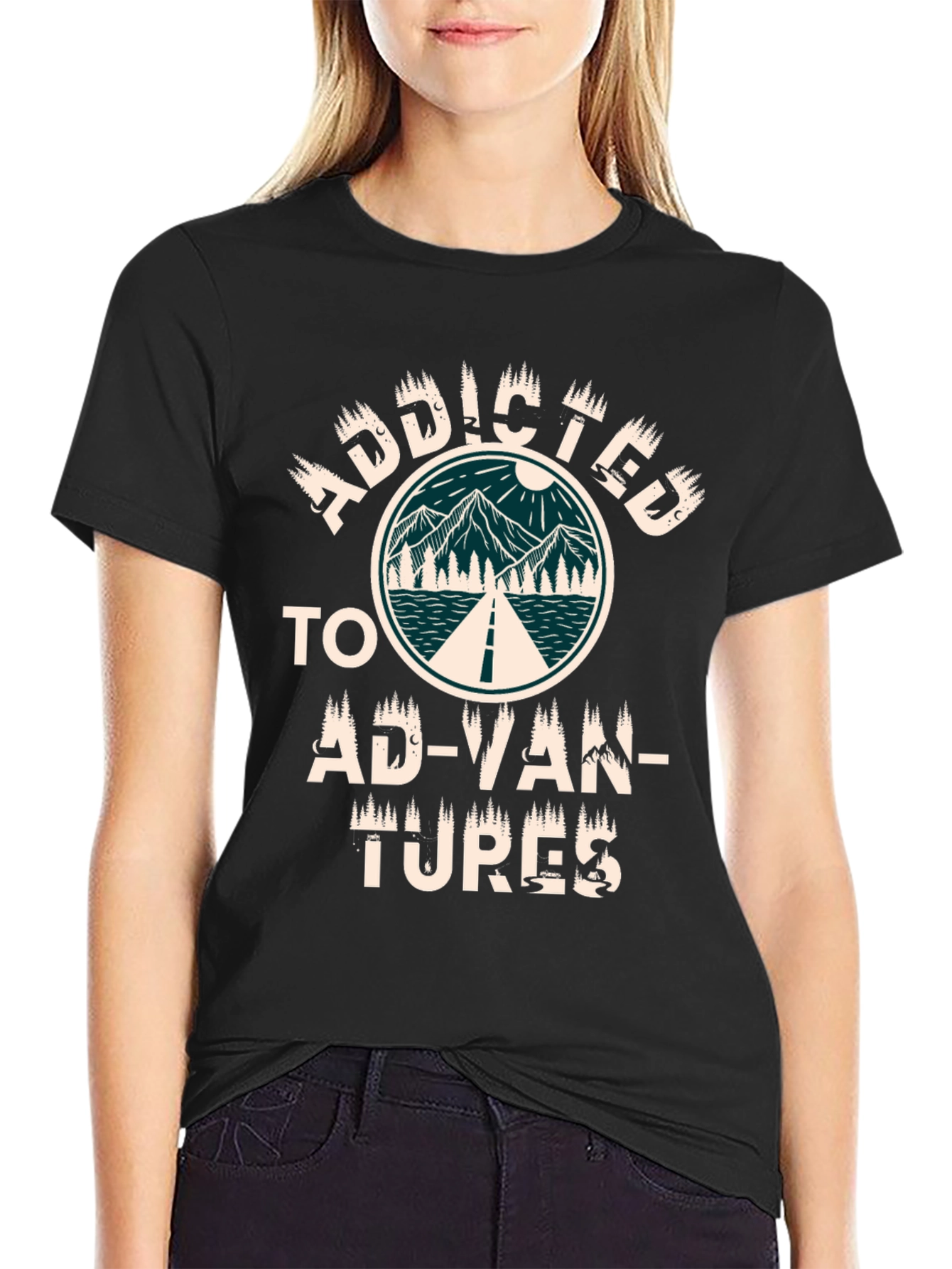 Addicted to Adventures Graphic T-Shirt