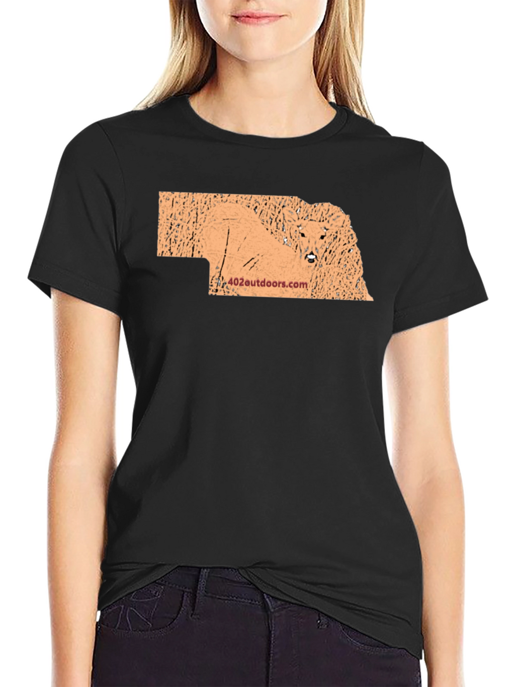 Nebraska Deer T-Shirt - 402 Outdoors