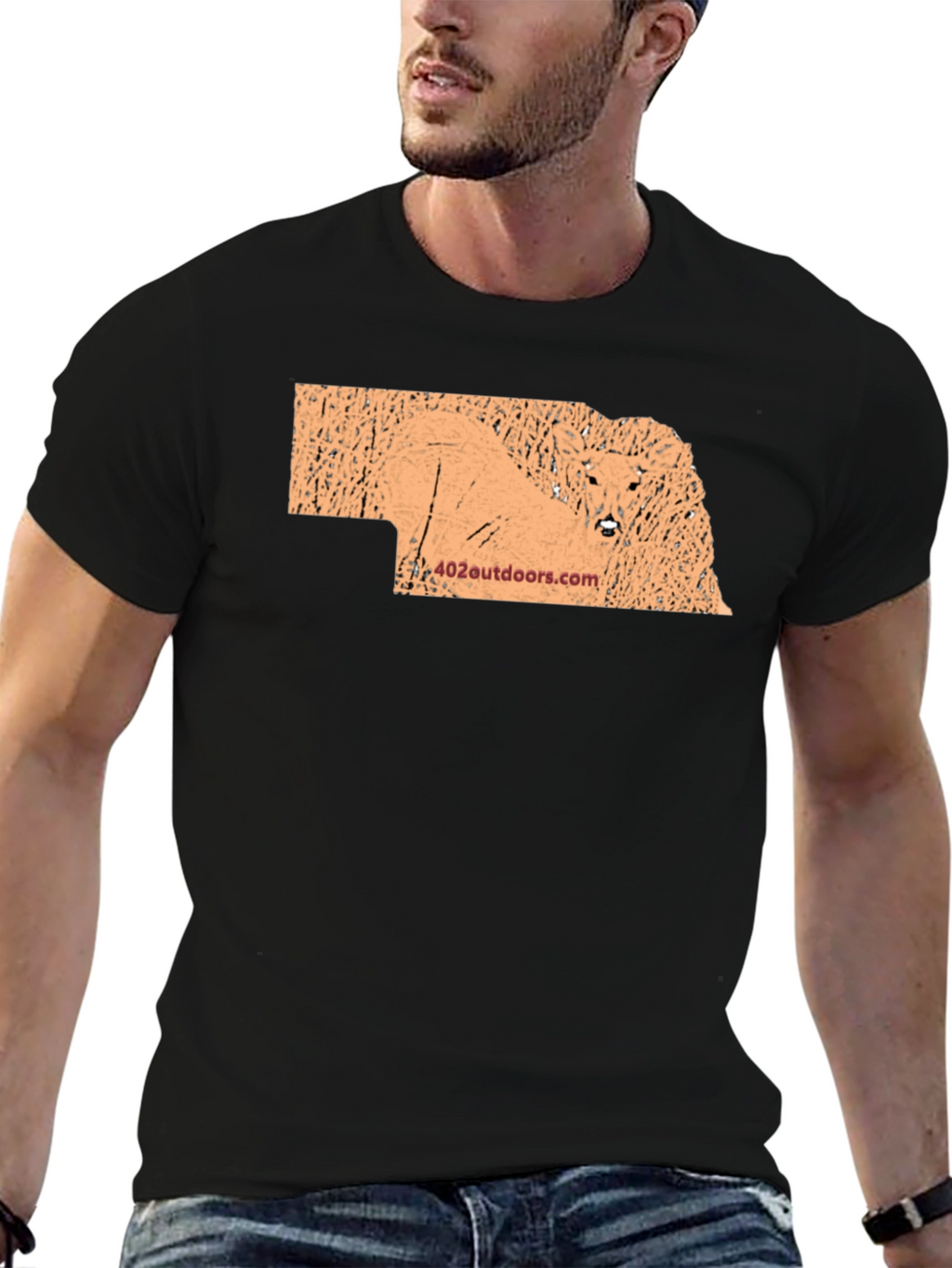 Nebraska Deer T-Shirt - 402 Outdoors