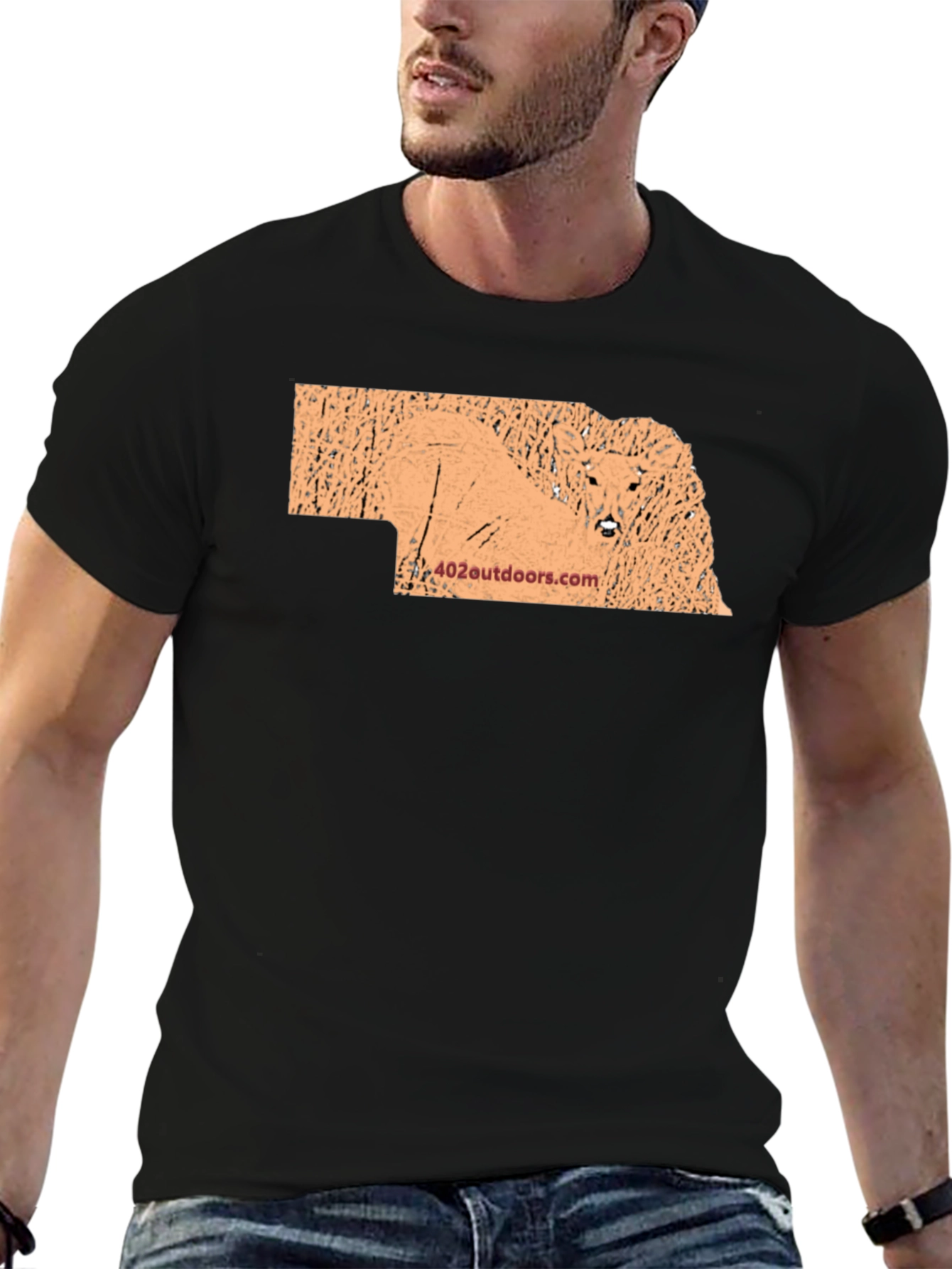 Nebraska Deer T-Shirt - 402 Outdoors