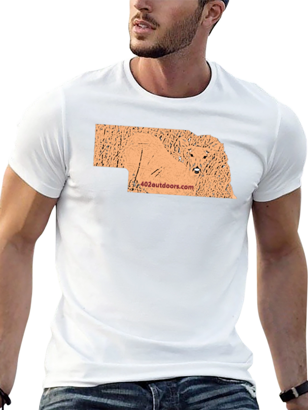 Nebraska Deer T-Shirt - 402 Outdoors