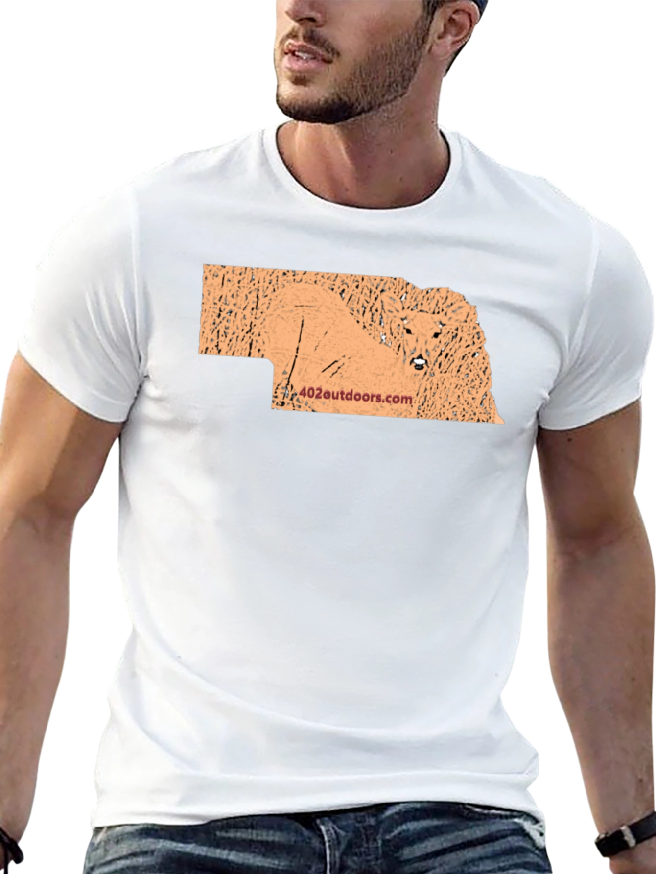Nebraska Deer T-Shirt - 402 Outdoors