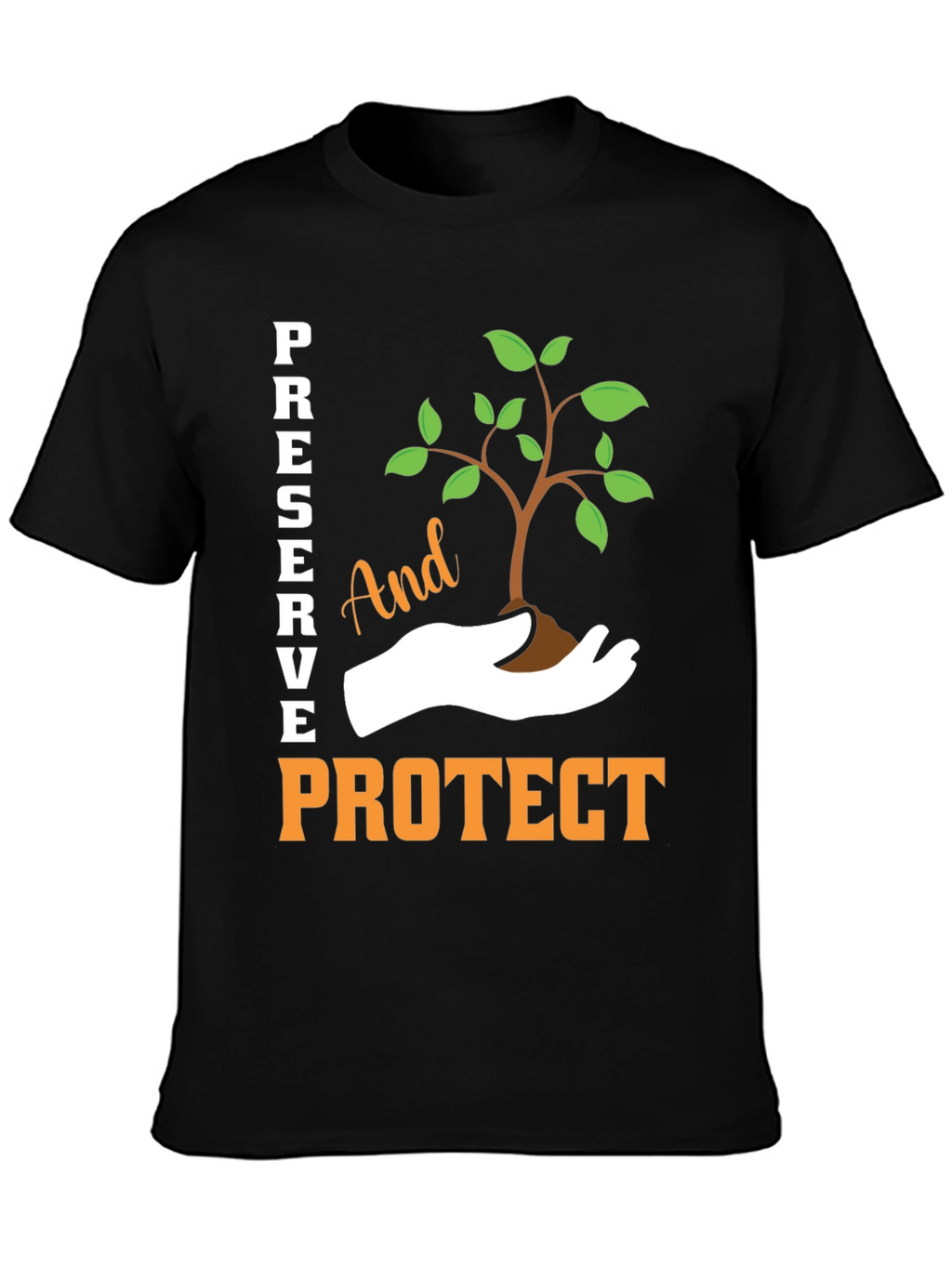Preserve and Protect Tree Graphic T-Shirt