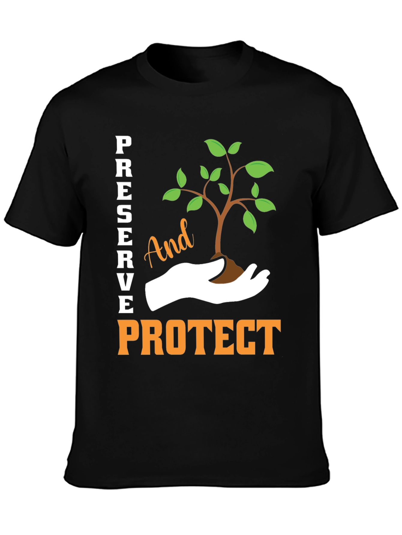 Preserve and Protect Tree Graphic T-Shirt