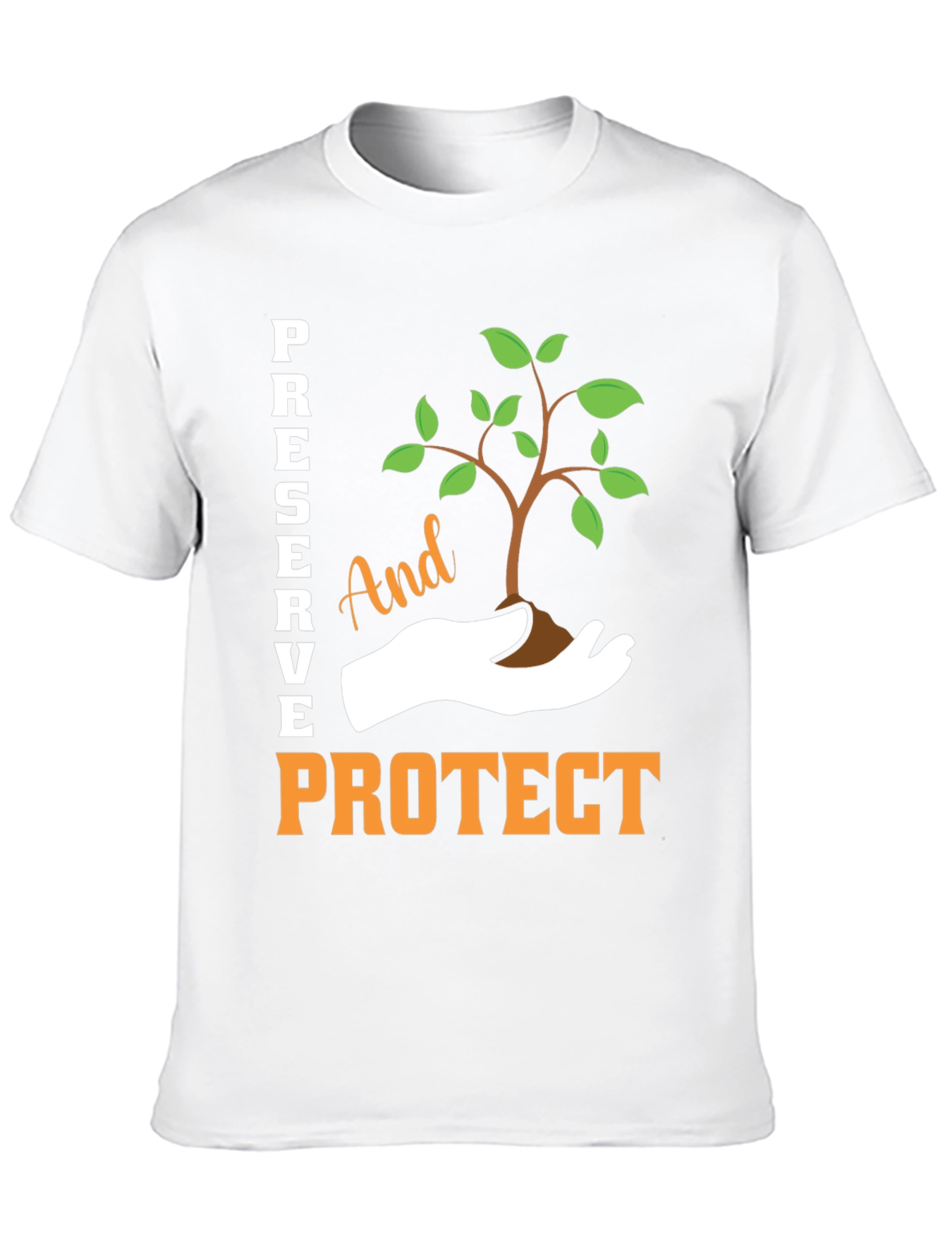 Preserve and Protect Tree Graphic T-Shirt