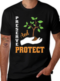 Preserve and Protect Tree Graphic T-Shirt