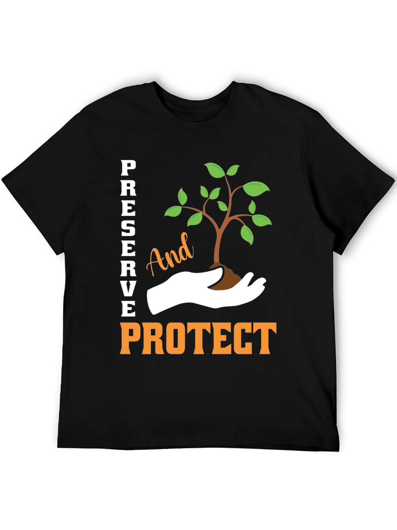 Preserve and Protect Tree Graphic T-Shirt
