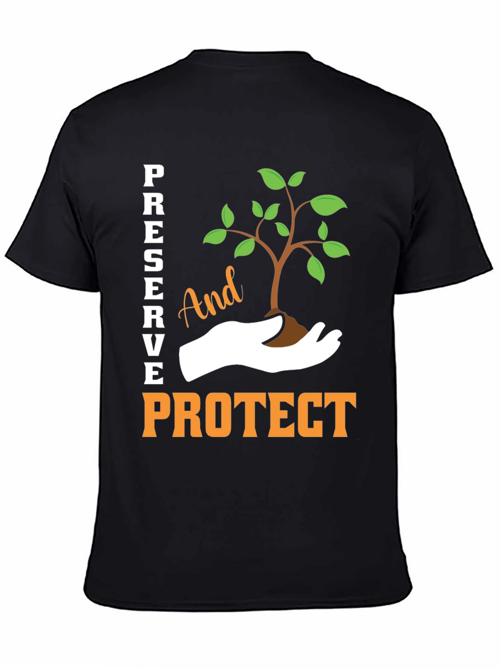 Preserve and Protect Tree Graphic T-Shirt