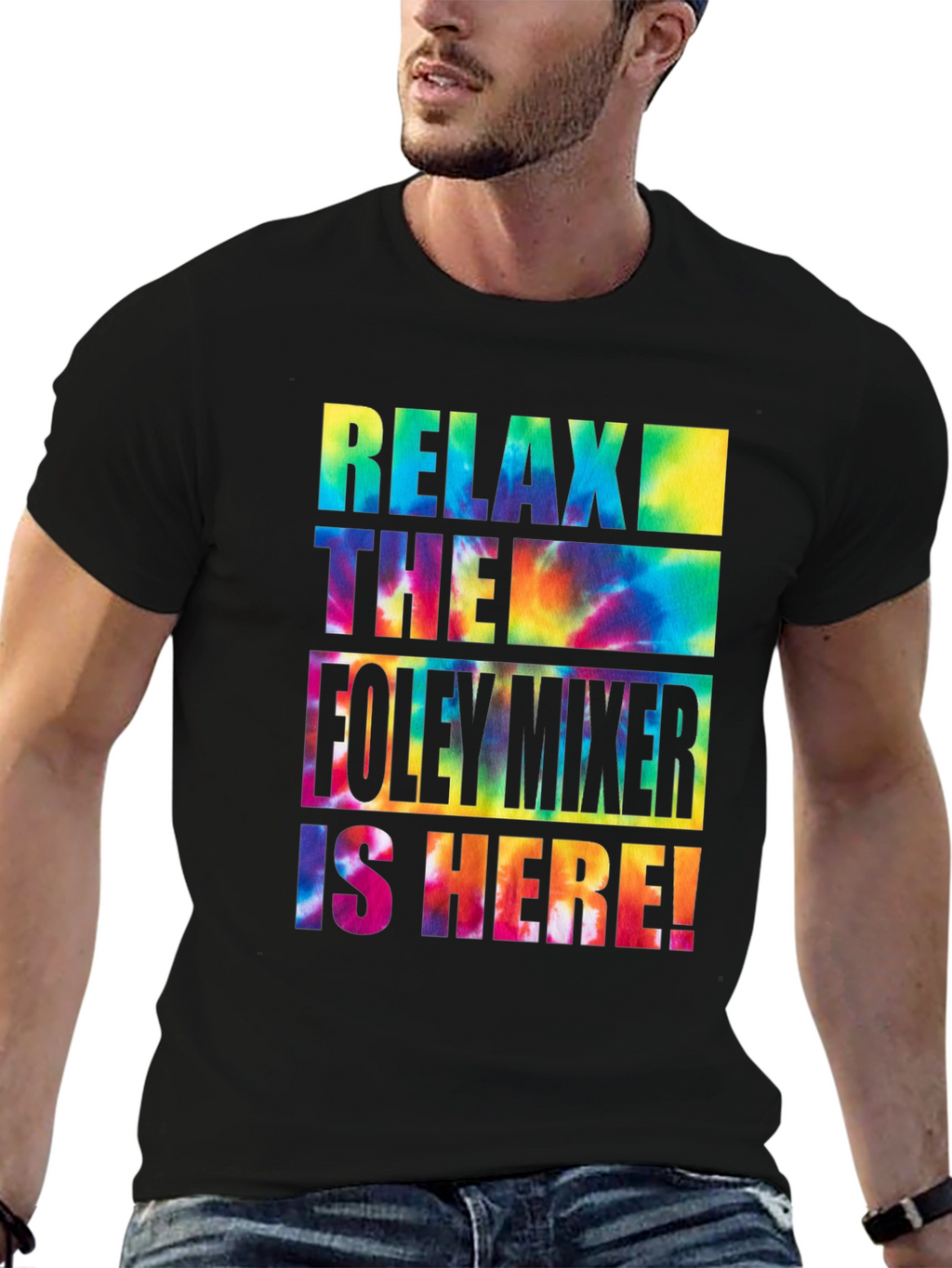 Relax The Foley Mixer Graphic Tee