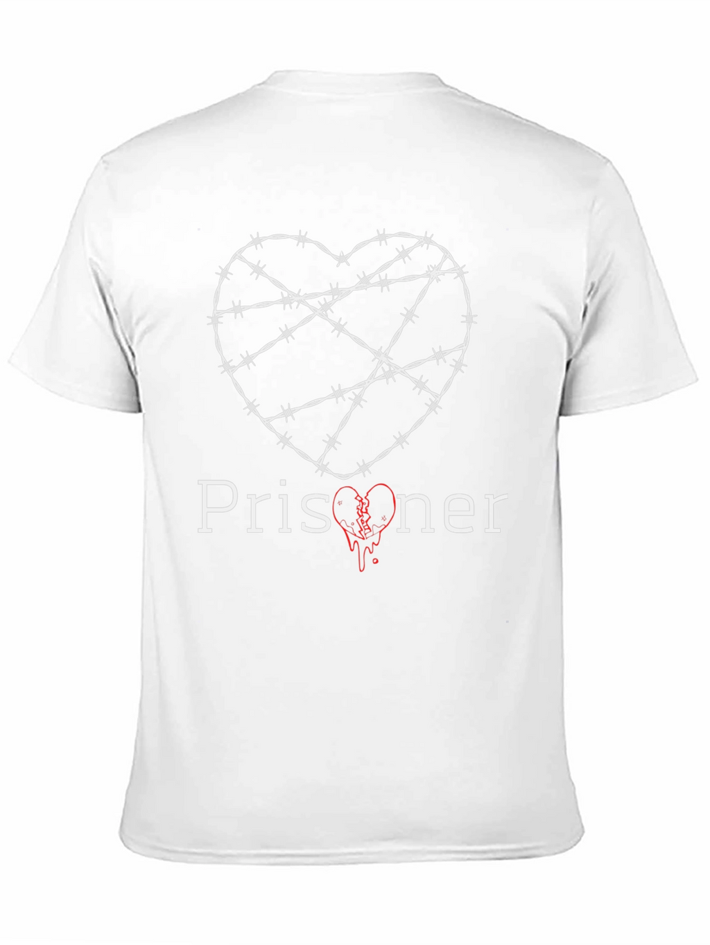 Prisoner of Love Graphic T-Shirt - Black
