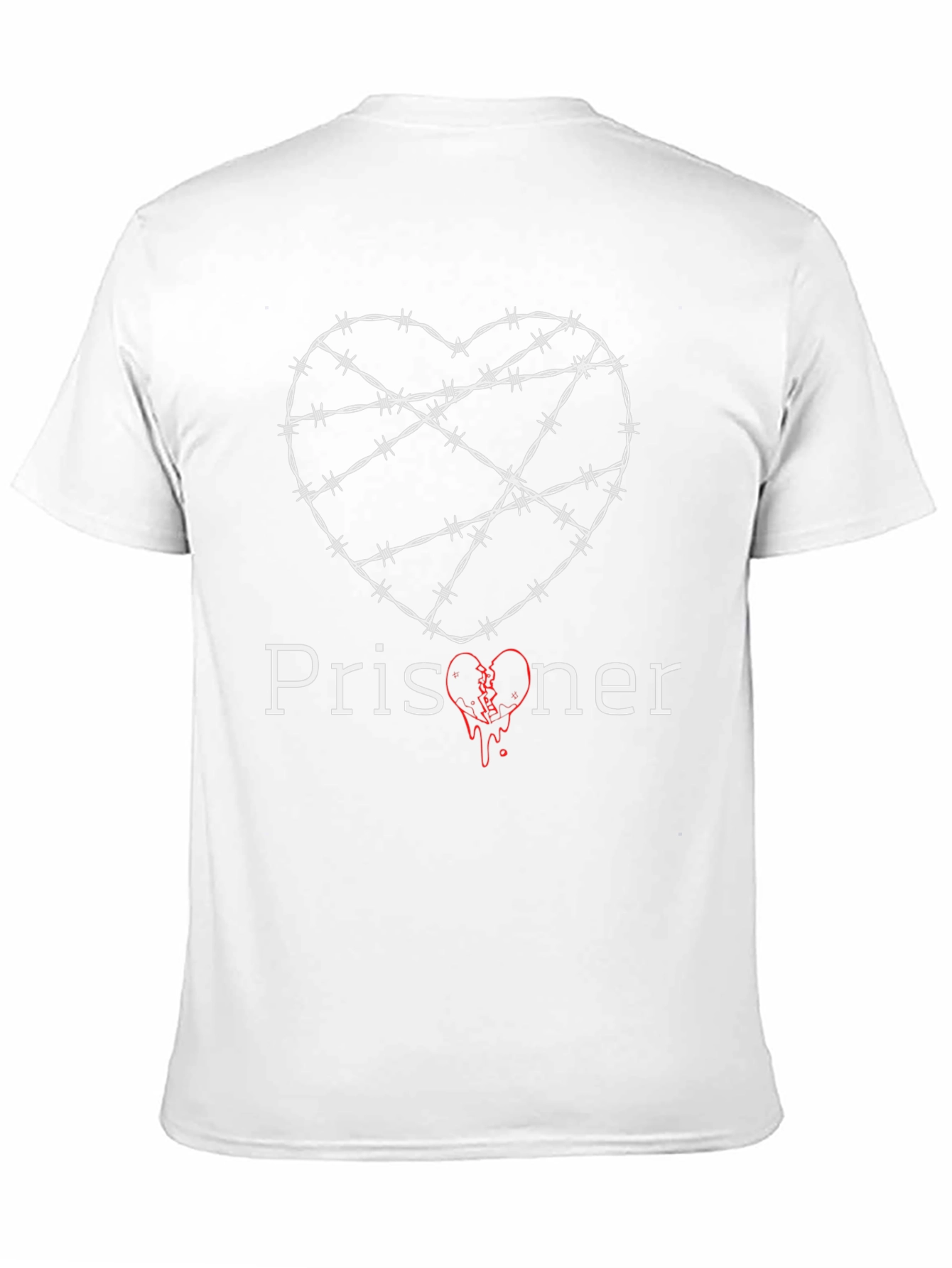 Prisoner of Love Graphic T-Shirt - Black