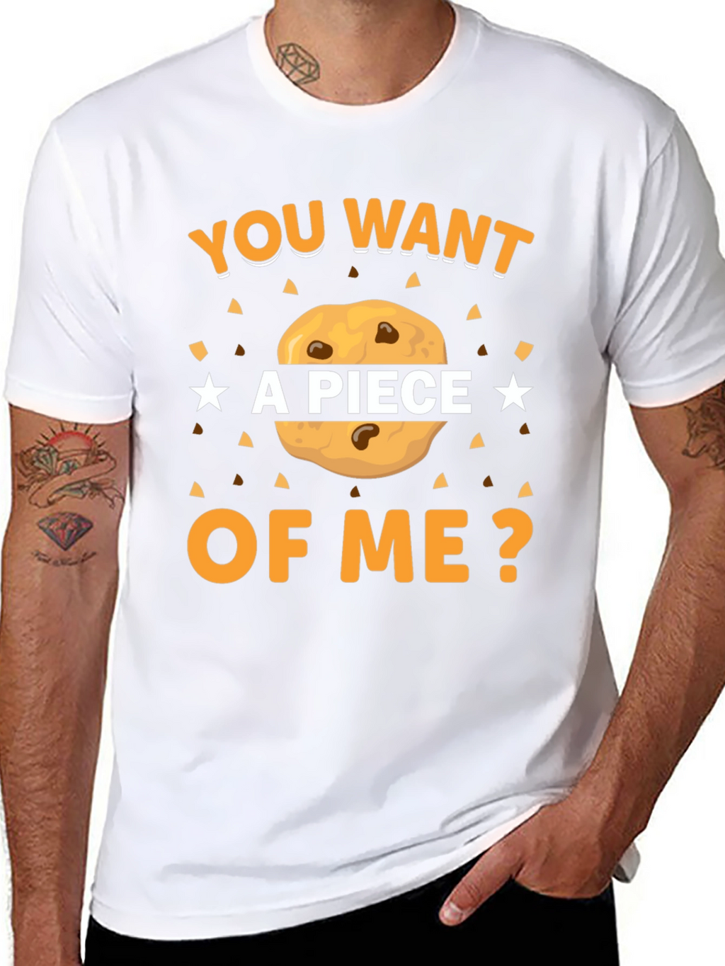 Want a Piece of Me? Cookie Graphic T-Shirt